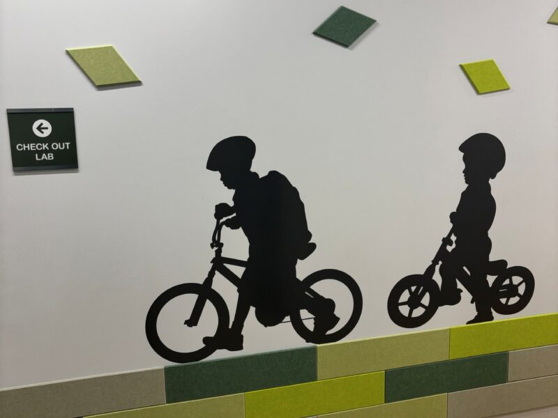 Woburn pediatric office, bikes